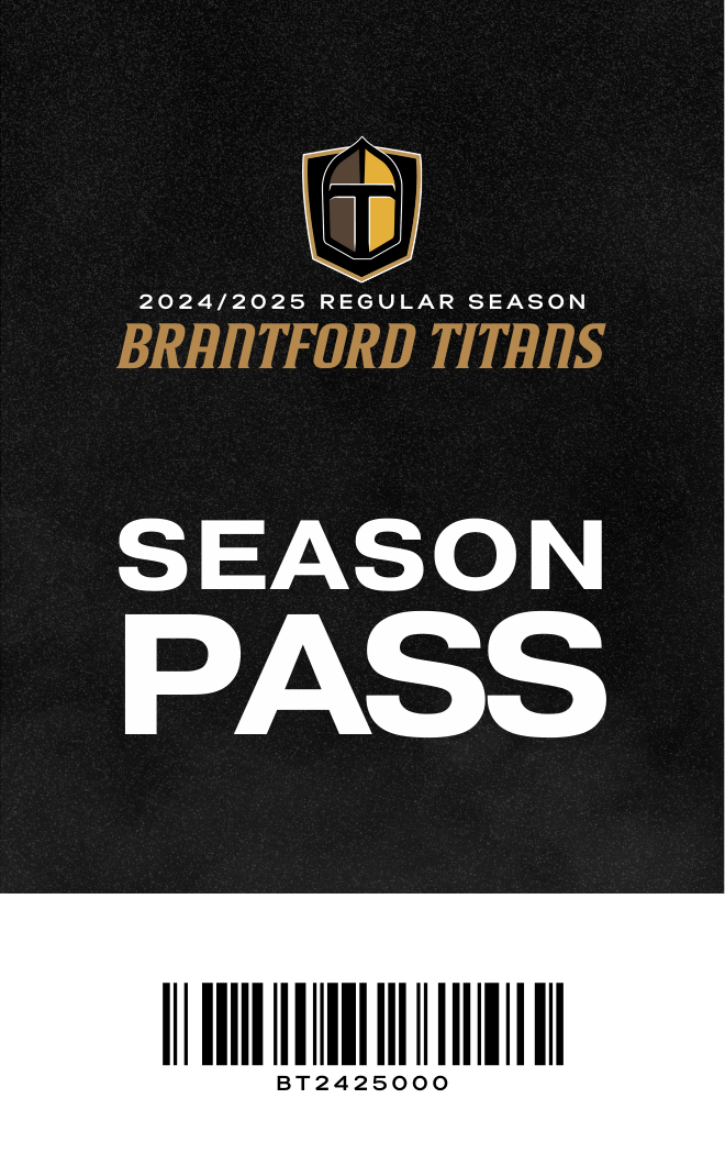 Brantford Titans 2024-2025 Season Pass